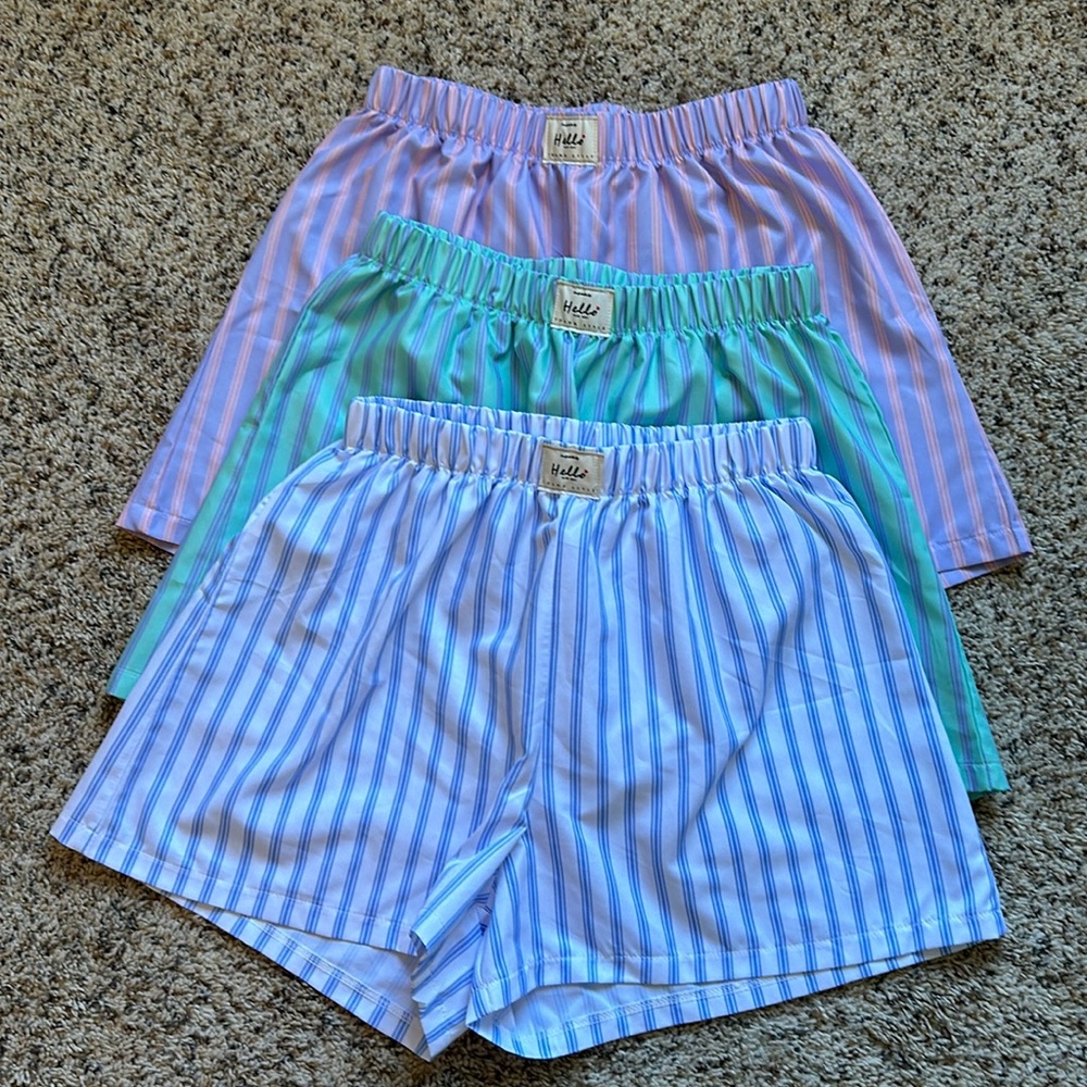 Hello Blue Nest Young Style Boxer Shorts